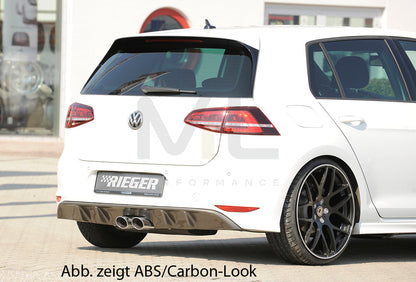 Rieger 00088093 VW Mk7 Golf Rear Diffuser 3 | ML Performance UK Car Parts