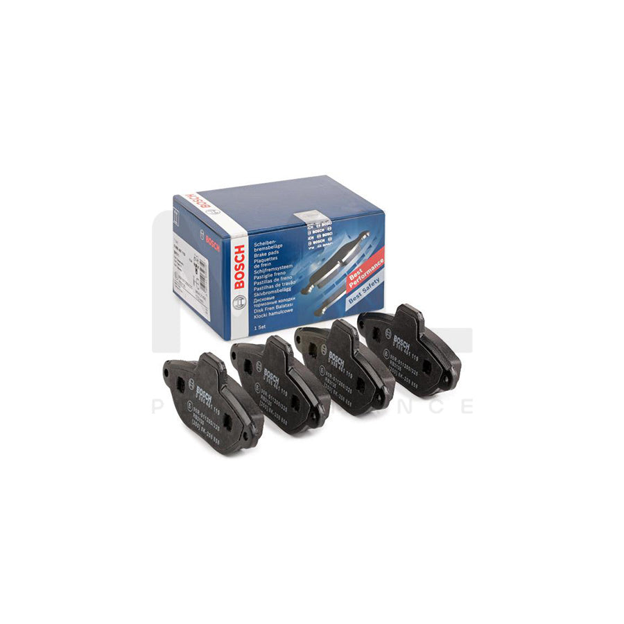 Bosch 0986461119 Brake Pad Set With Anti-Squeak Plate, With Mounting Manual BP571 | ML Performance Car Parts