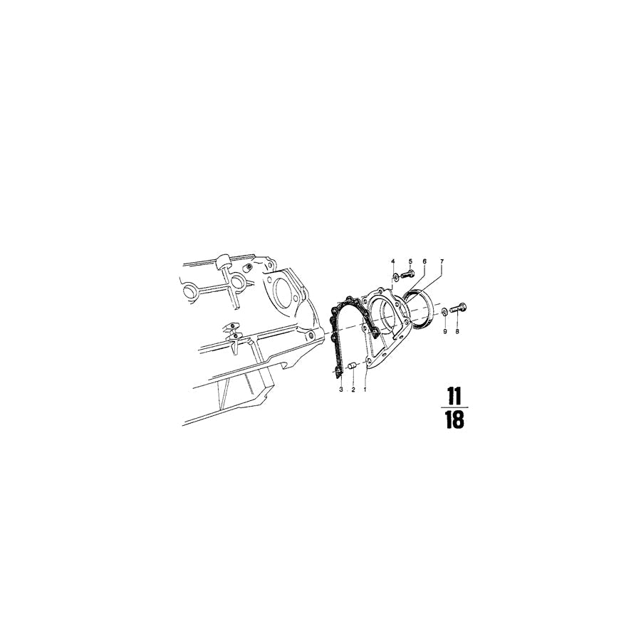 Genuine BMW 11141252897 E24 E32 E12 Shim 100X110X1,5 (Inc. 2800, 518i & 2002ti) | ML Performance US Car Parts