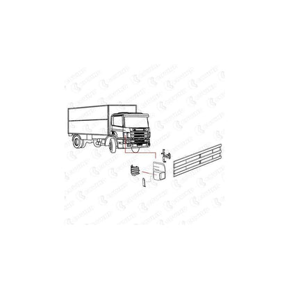 Covind 094/164 Air Deflector, Driver Cab