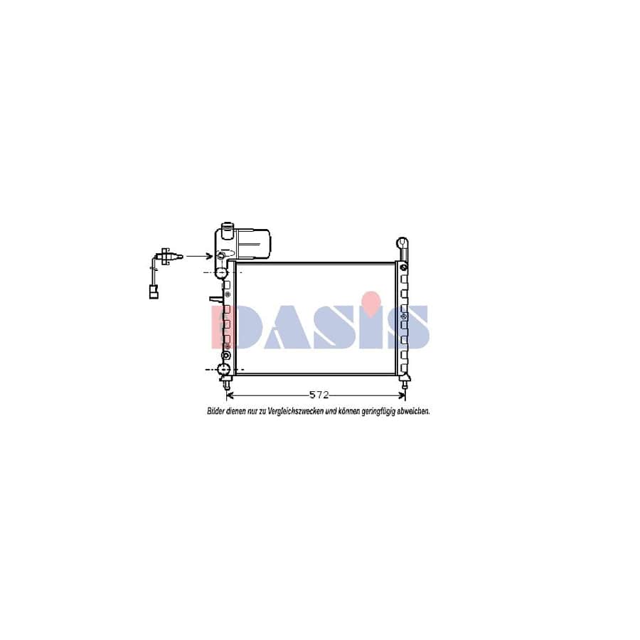 AKS Dasis 080630N Engine Radiator