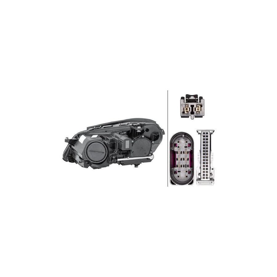 Hella 1LX 011 066-641 Headlight Suitable For Mercedes-Benz E-Class