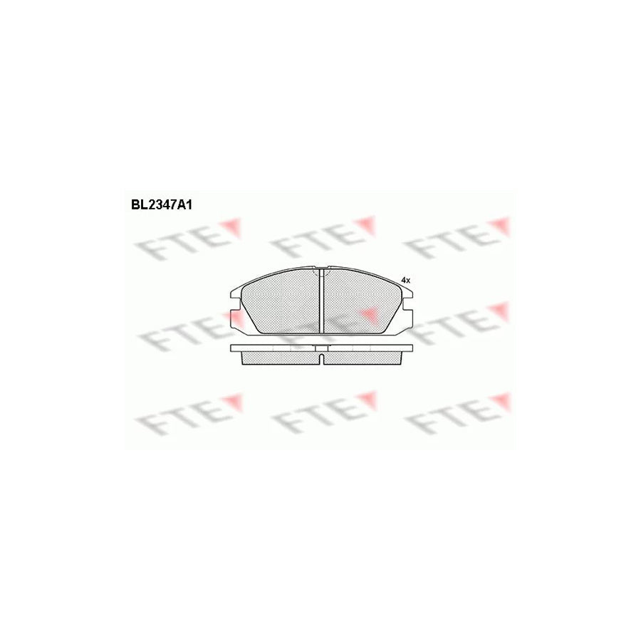 FTE Bl2347A1 Brake Pad Set