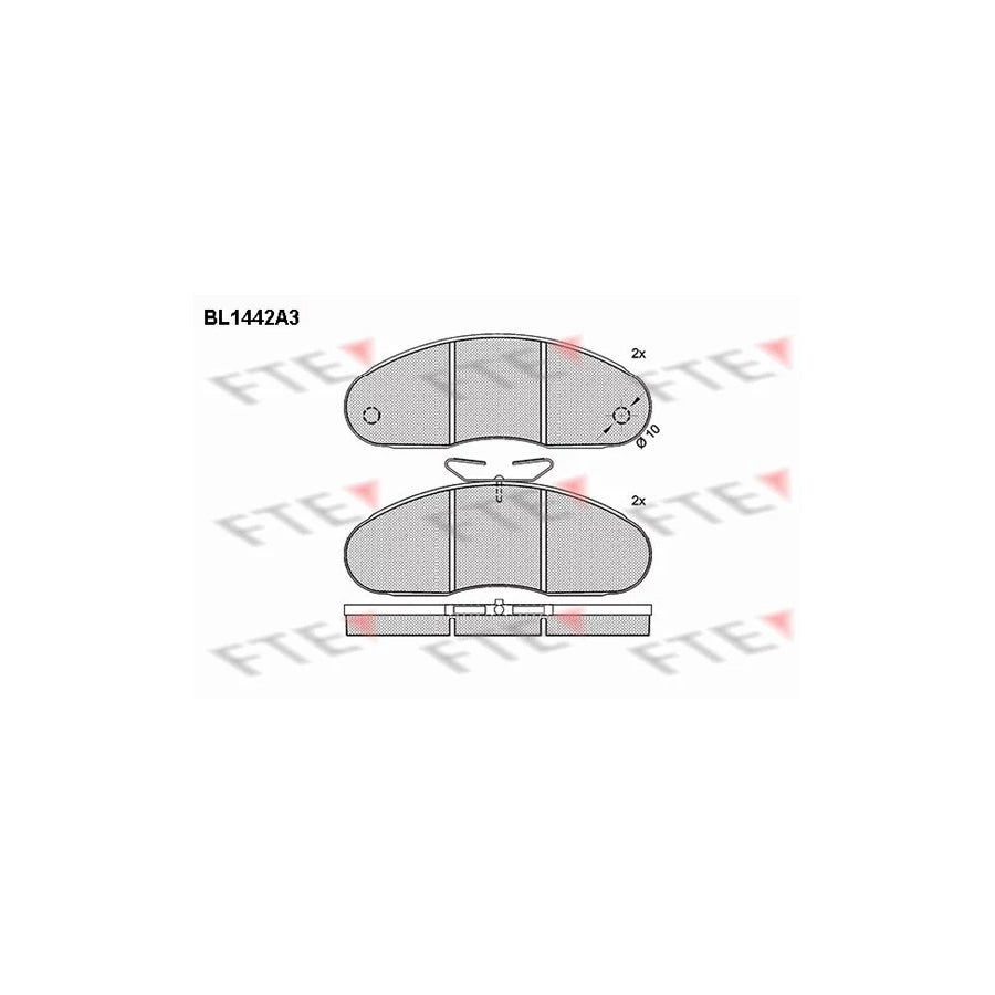 FTE Bl1442A3 Brake Pad Set