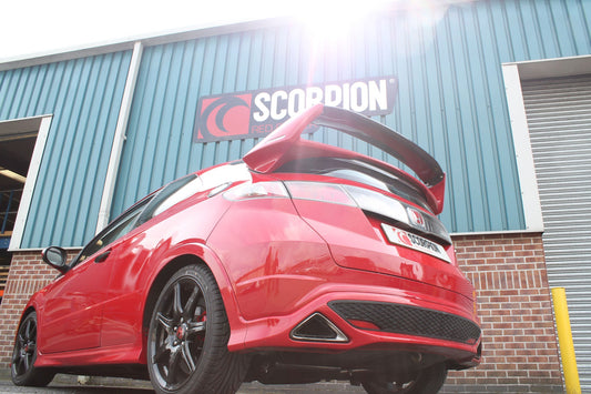 Scorpion SHD011 Honda Civic Type R FN2  Resonated Cat-Back System | ML Performance US US