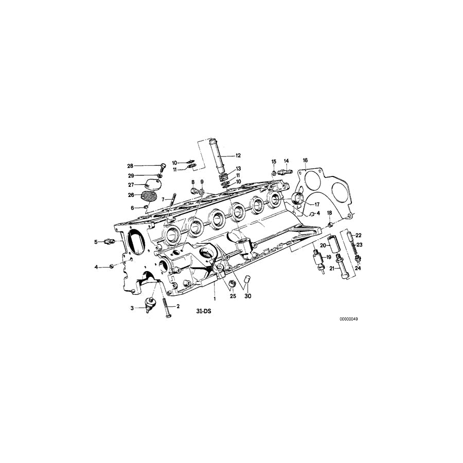 Genuine BMW 11141280826 E30 E12 E21 Covering Plate (Inc. 528e, 325e & 323i) | ML Performance US Car Parts