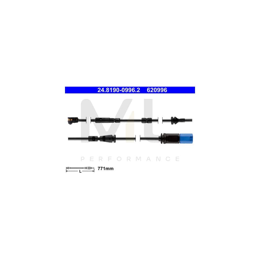 ATE 24.8190-0996.2 Brake pad wear sensor