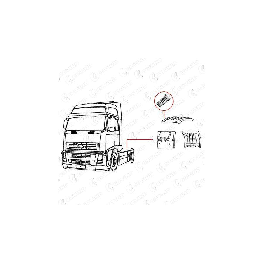 Covind 2Fh/510 Mudguard Strap