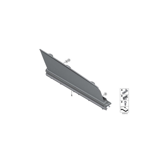 Genuine BMW 51427449919 F93 G16 Left Rear Door Sun Blind (Inc. M8, 840i & 840dX) | ML Performance US Car Parts