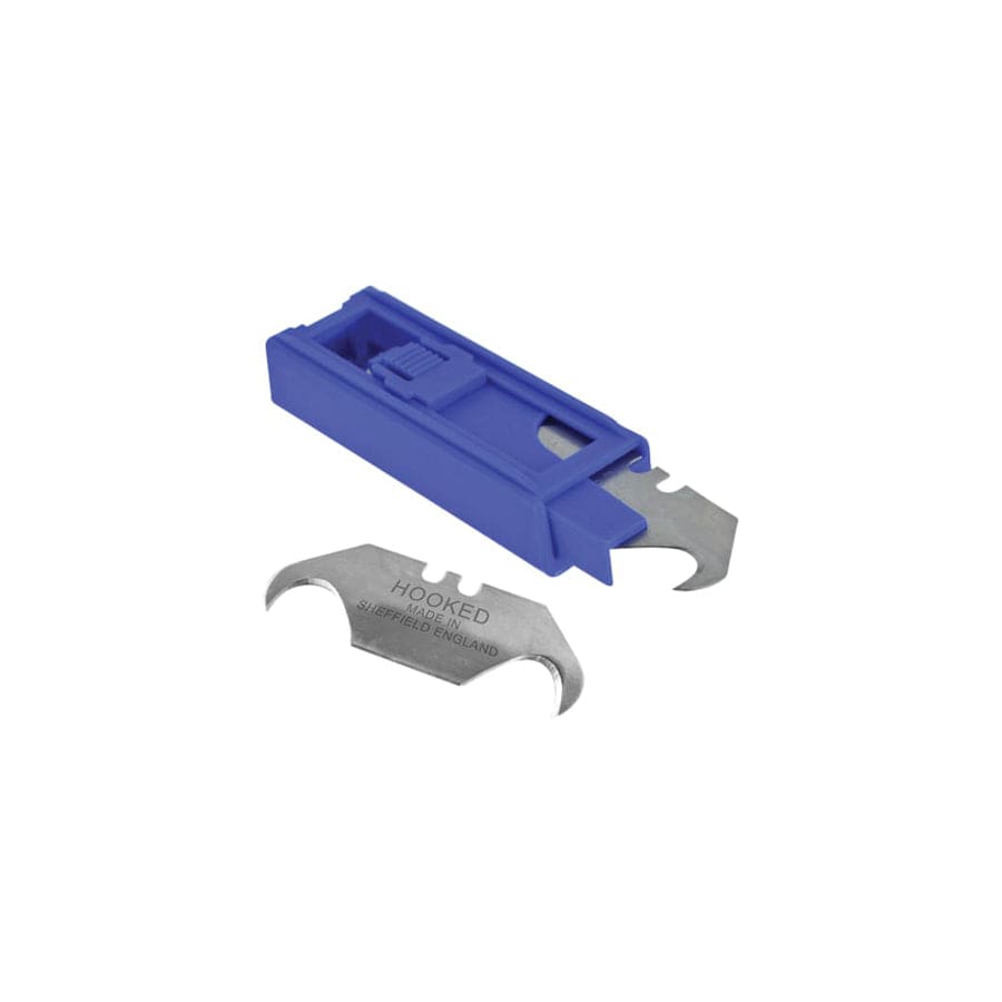 Faithfull FAITKB10UKH Heavy-Duty Hooked Trimming Knife Blades (Pack 10)