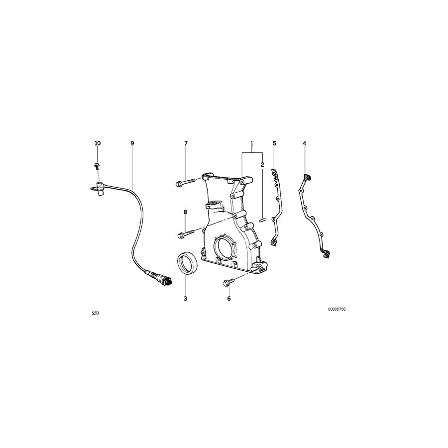 Genuine BMW 11141317289 E36 Gasket Right Asbesto-Free (Inc. M3 & Z3 M) | ML Performance UK Car Parts