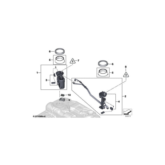 Genuine BMW 16117212633 E70 F16 E71 Right Fuel Level Sensor (Inc. X6 35dX, X5 3.0d & X5 25dX) | ML Performance UK Car Parts