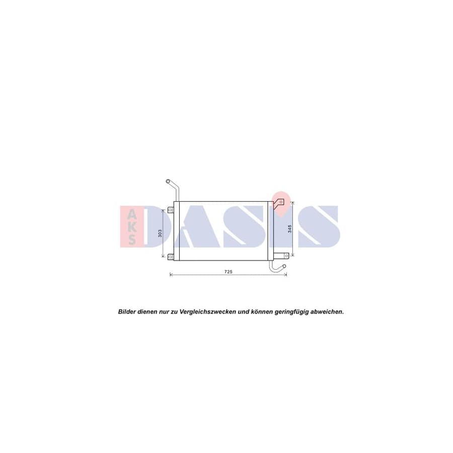 AKS Dasis 370057N Engine Radiator for Land Rover Range Rover Sport (L320)