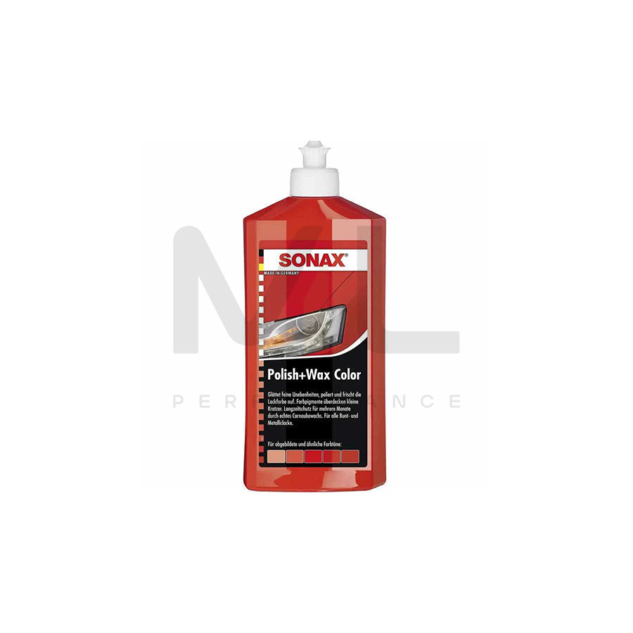 Sonax Polish + Wax COLOR Red 250ml