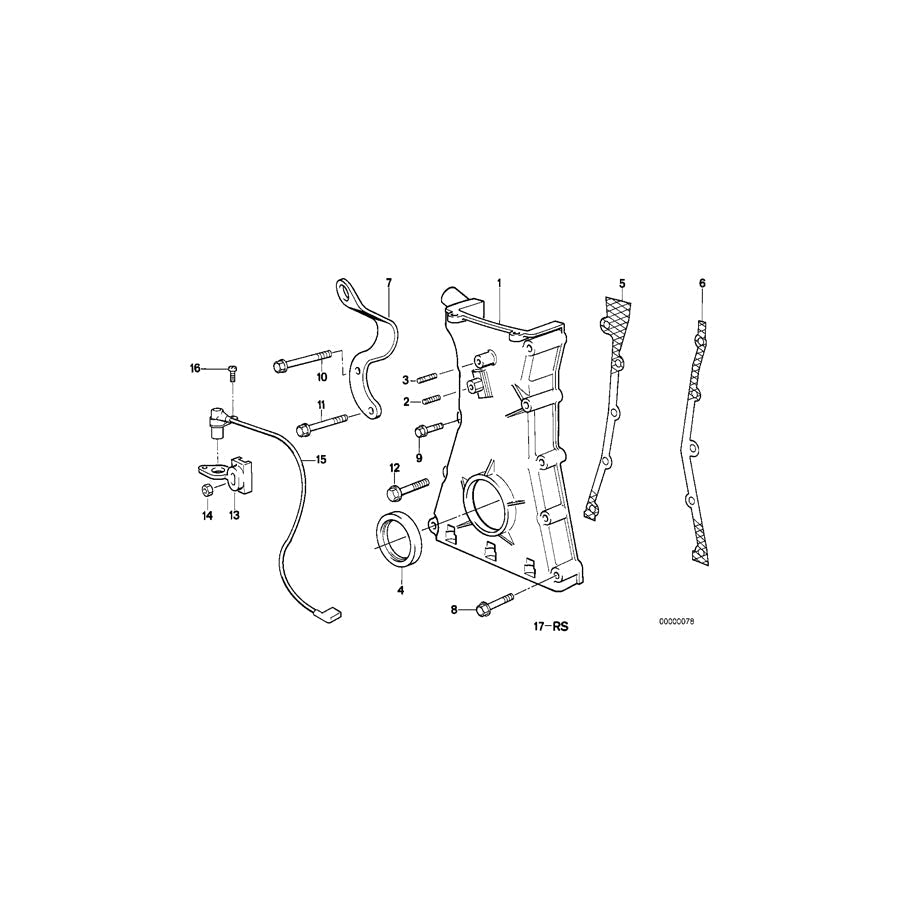 Genuine BMW 11141312619 E34 E24 Gasket Left Asbesto-Free (Inc. M5, M5 3.6 & M635CSi) | ML Performance UK Car Parts