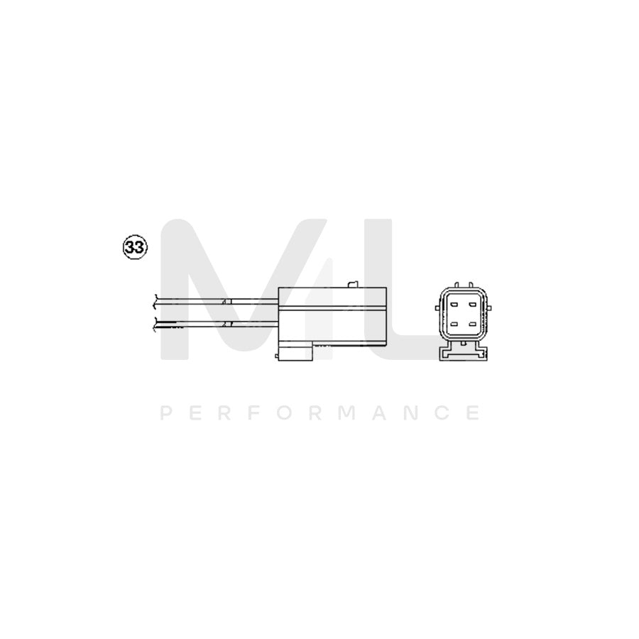 NTK Lambda Sensor / O2 Sensor (NGK 0430) - OZA527-E18 | ML Car Parts UK | ML Performance