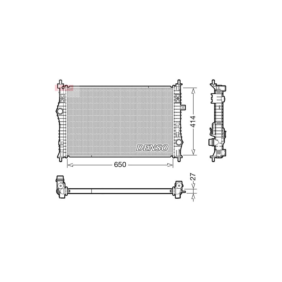 DENSO DRM21104 Engine Radiator