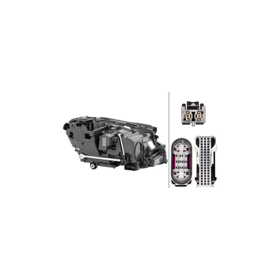Hella 1LX 012 076-531 Headlight Suitable For Mercedes-Benz E-Class
