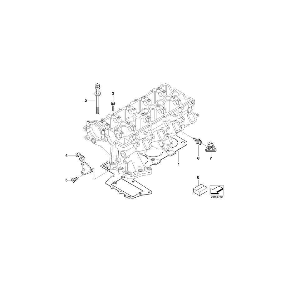 Genuine BMW 11127794757 E91 E90 E83 Loop (Inc. X3 2.0d, X5 3.0sd & 318td) | ML Performance US Car Parts