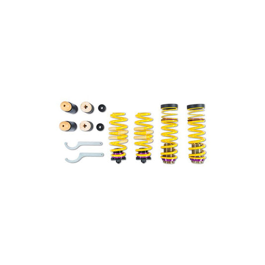 KW 253100BU Audi A4 B9 Height-Adjustable Lowering Springs Kit 1 | ML Performance US Car Parts