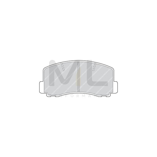 Ferodo Sl Fsl707 Brake Pad Set Not Prepared For Wear Indicator | ML Performance Car Parts