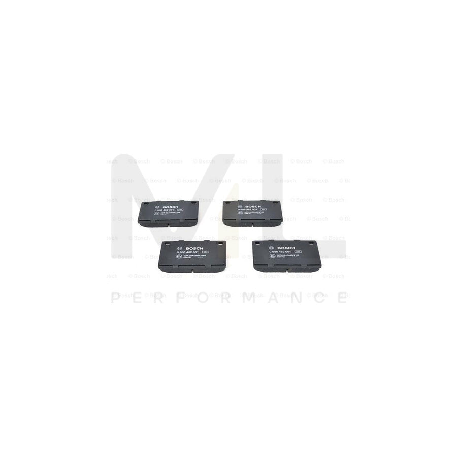 Bosch 0986462001 Brake Pad Set With Anti-Squeak Plate, With Mounting Manual BP619 | ML Performance Car Parts