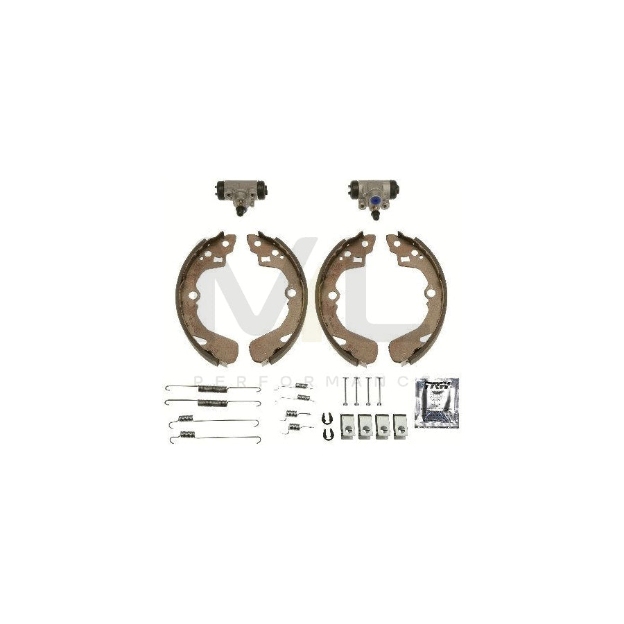TRW Brake Kit BK1968 Brake Shoe Set for SUZUKI Swift II Hatchback (EA, MA) with wheel brake cylinder | ML Performance Car Parts