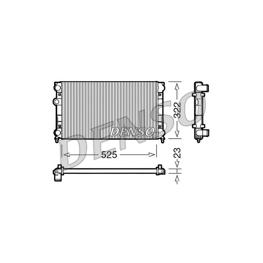 DENSO DRM32005 Engine Radiator