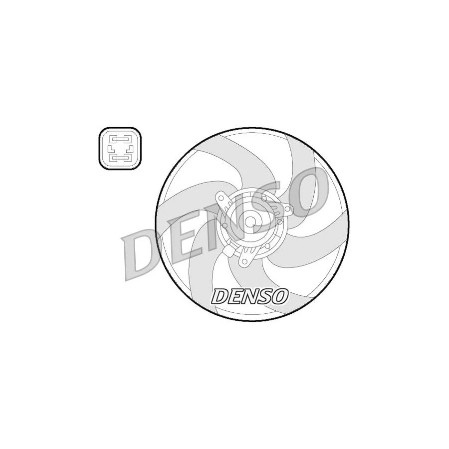 DENSO DER21022 Fan, Radiator