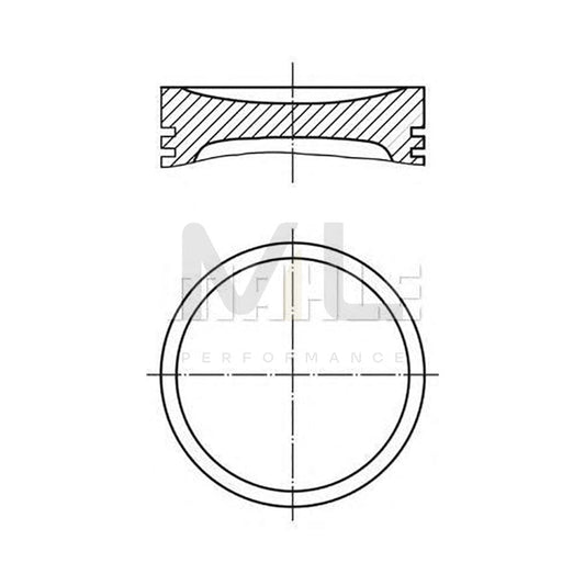 MAHLE ORIGINAL 002 29 00 Piston 88,5 mm, with piston rings | ML Performance Car Parts