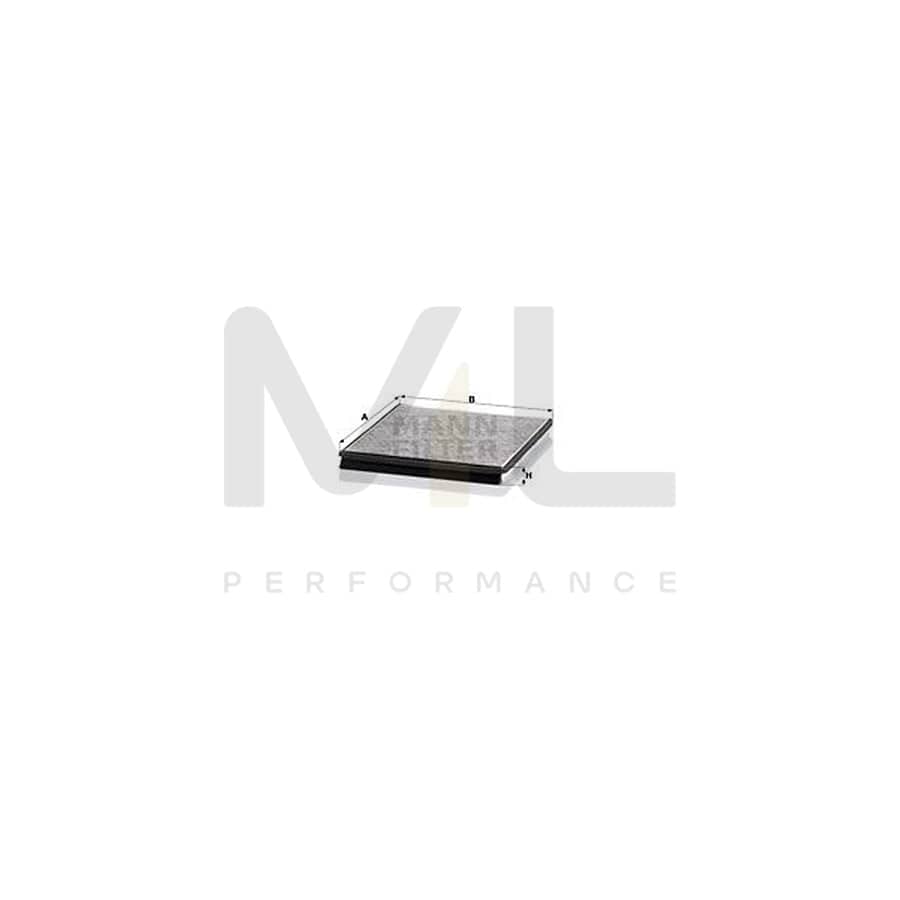 MANN-FILTER CUK 2734 Pollen filter for RENAULT Megane Scenic (JA) Activated Carbon Filter