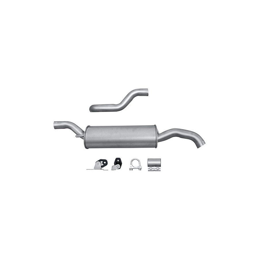 Hella 8LD 366 035-251 Rear Silencer For VW Polo