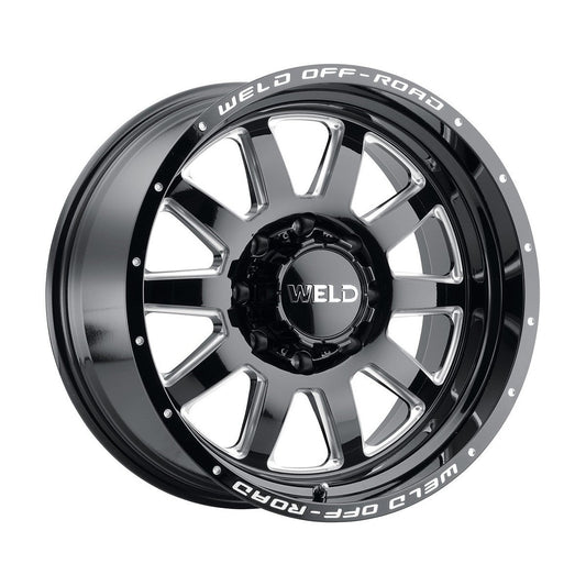 Weld W10289082501 Stealth W102 Wheel 18x9 8x165.1 ET0 BS5.01 Gloss Black Mill
