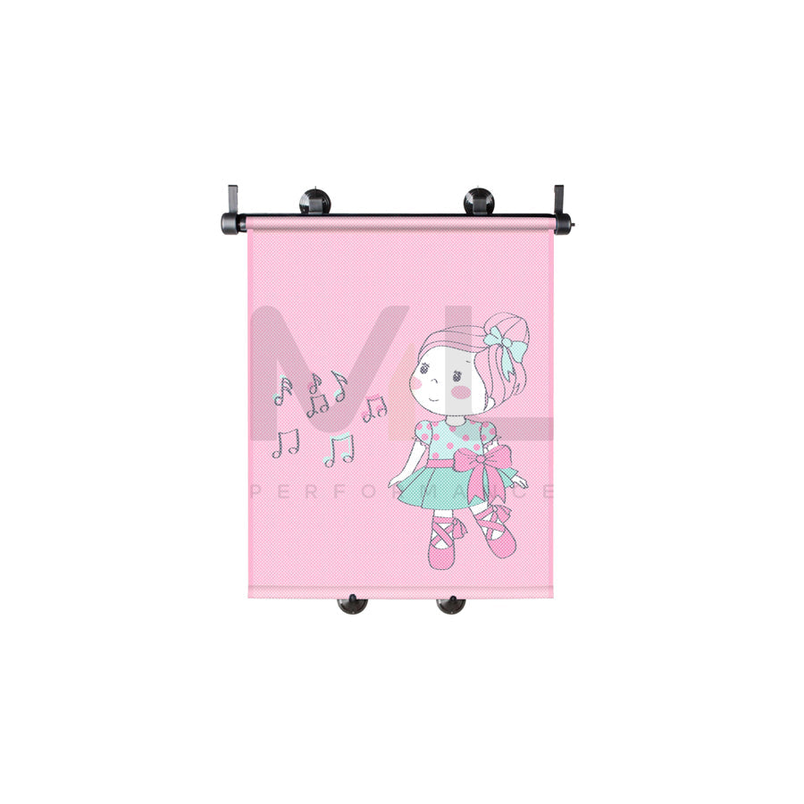 WALSER 30291 Car sun shade Light pink, Multi-coloured, PVC, Quantity: 2