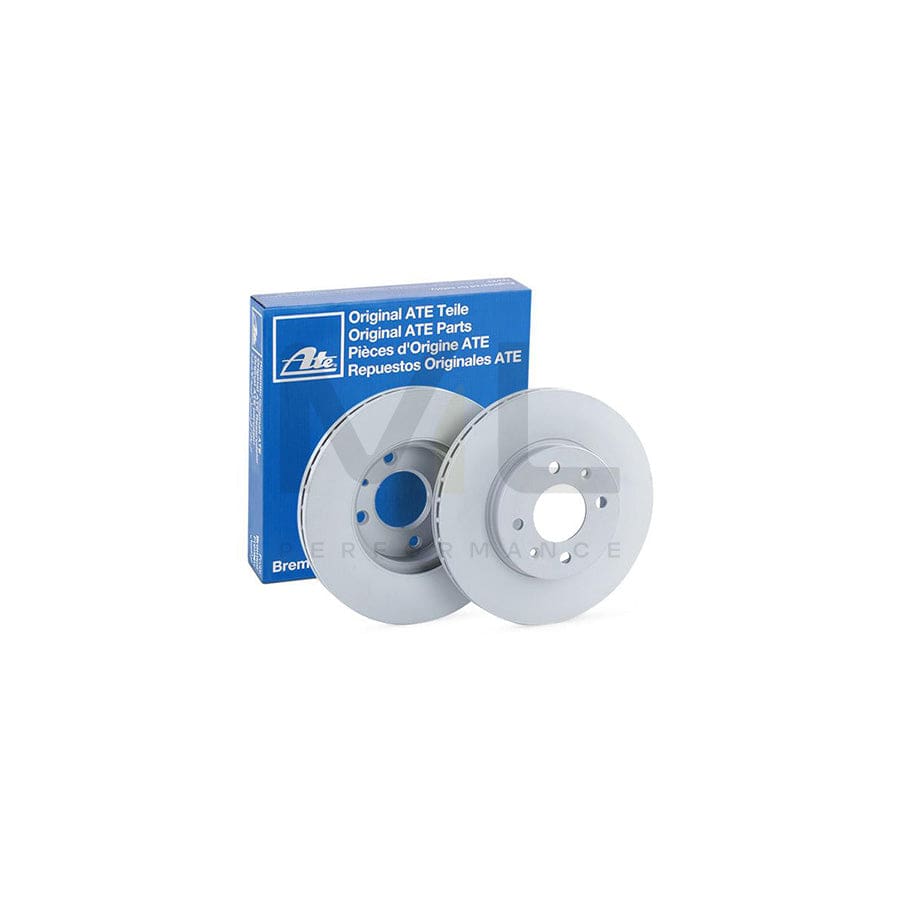 ATE 24.0122-0260.1 Brake Disc Vented, Coated  - 1 piece