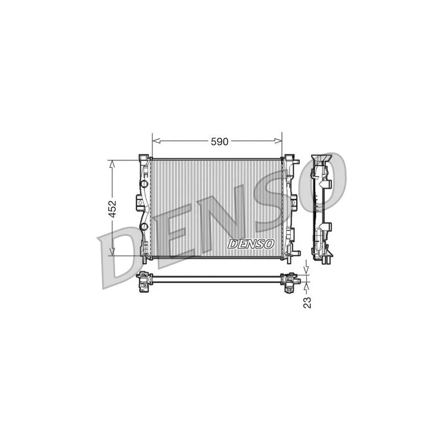 DENSO DRM23055 Engine Radiator