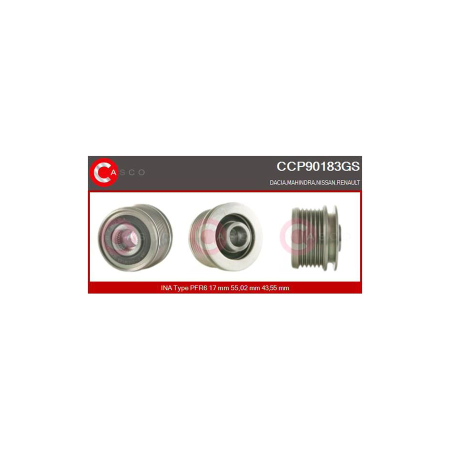 Casco Ccp90183Gs Pulley, Alternator