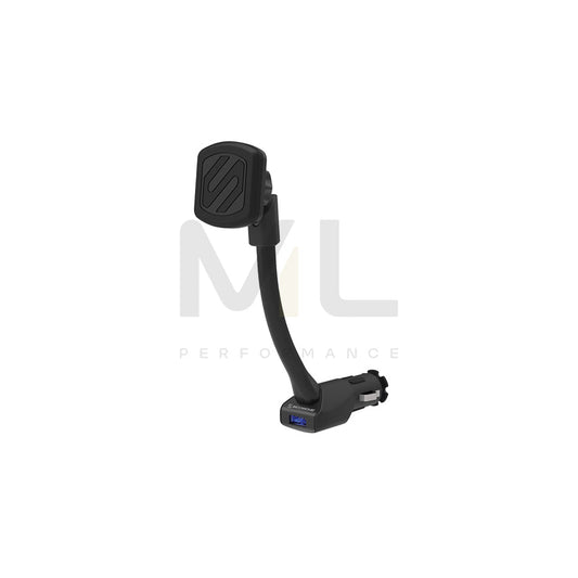 SCOSCHE MagicMount, Power 7295 Car phone holder flexible arm, with charger, cigarette lighter, Magnetic, with control light, universal 360°