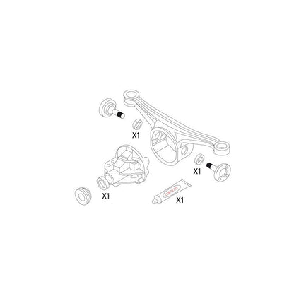 Corteco 19535861 Gasket Set, Differential for Mazda MX-5