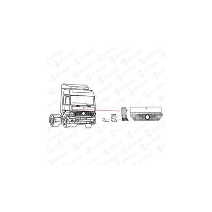 Covind 941/160 Air Deflector, Driver Cab