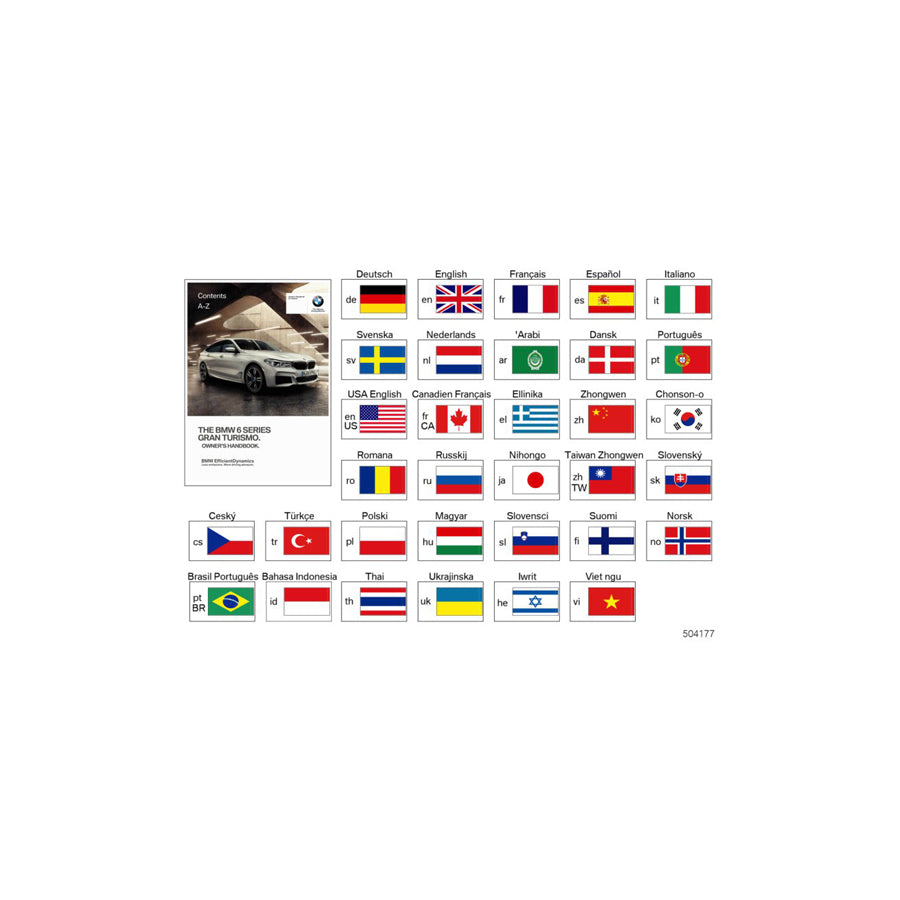 Genuine BMW 01402982036 Owner's Manual G32 FI (Inc. 630i, 630d & 640i) | ML Performance US Car Parts