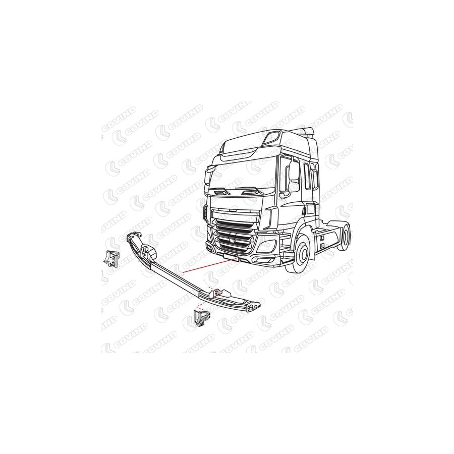 Covind Cf6/ 89 Mounting Bracket, Bumper