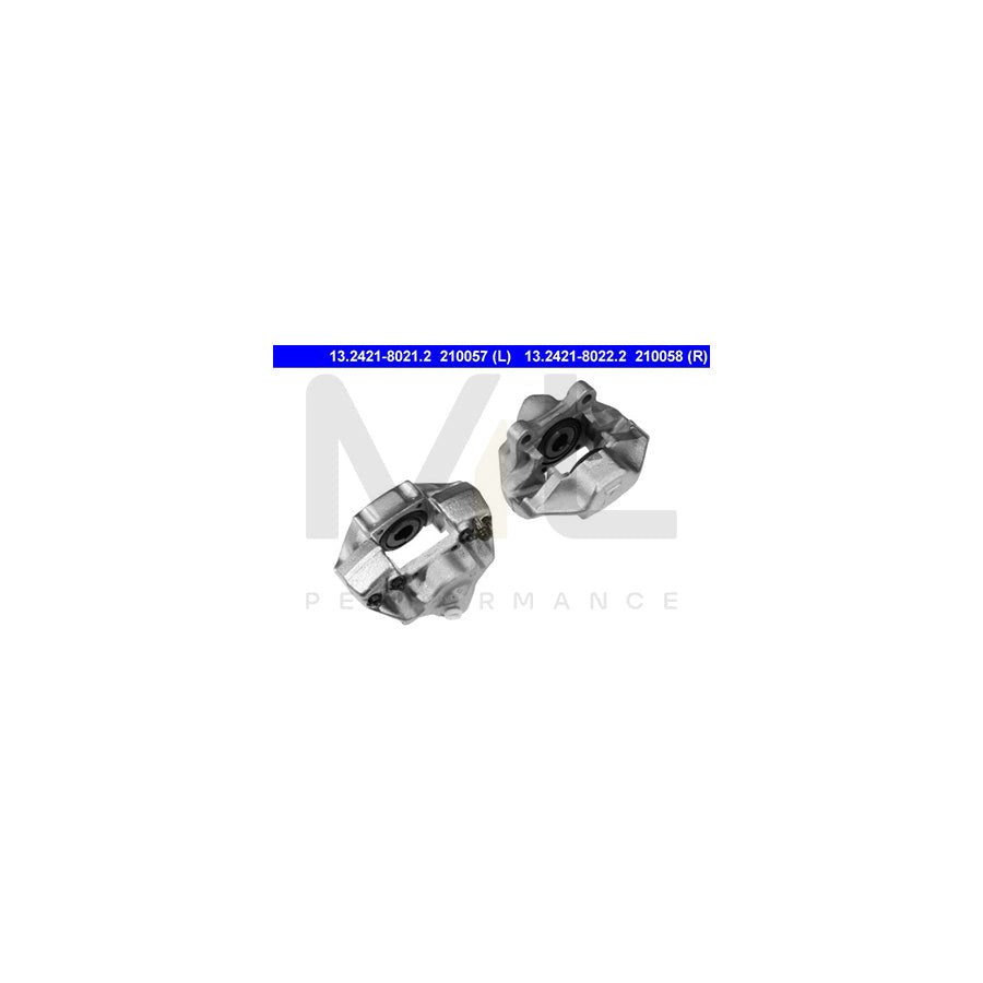 ATE 13.2421-8021.2 Brake Caliper without brake pads