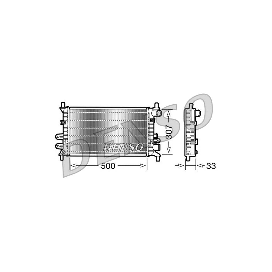 DENSO DRM10027 Engine Radiator