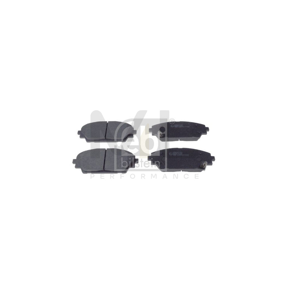 Febi Bilstein 116323 Brake Pad Set Front Axle, With Acoustic Wear Warning