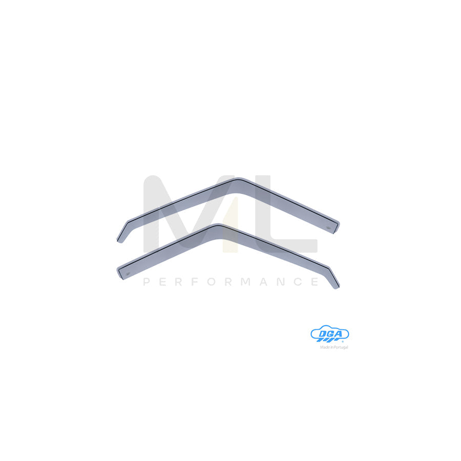 DGA 17006 Wind deflectors for NISSAN PATROL Arrow direction, Front, inner