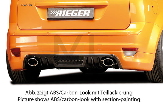 Rieger 00034138 Ford Focus 2 Rear Diffuser 1 | ML Performance UK Car Parts