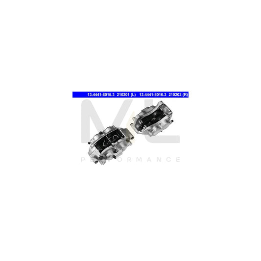 ATE 13.4441-8016.3 Brake Caliper with brake pads