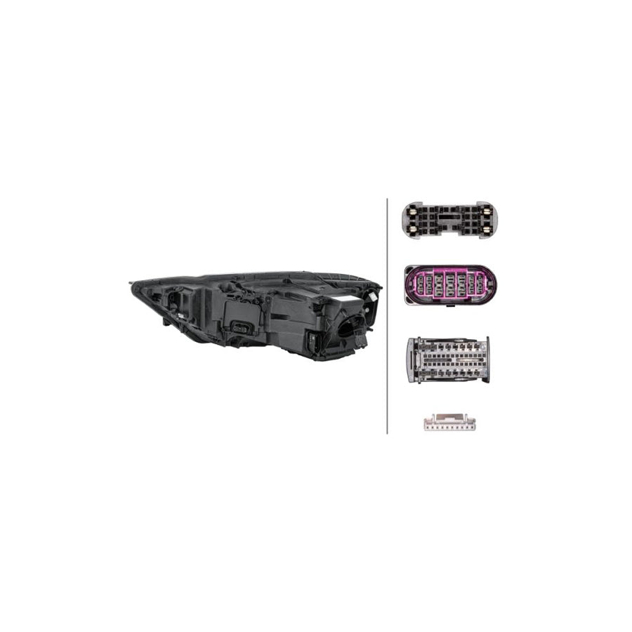 Hella 1LX 012 865-441 Headlight For Audi A8 (4N2, 4N8)