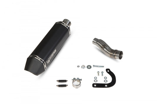 Scorpion RHA178BCER Honda X-ADV 750 Serket Parallel Slip-On - Black Ceramic Coated Sleeve | ML Performance US US